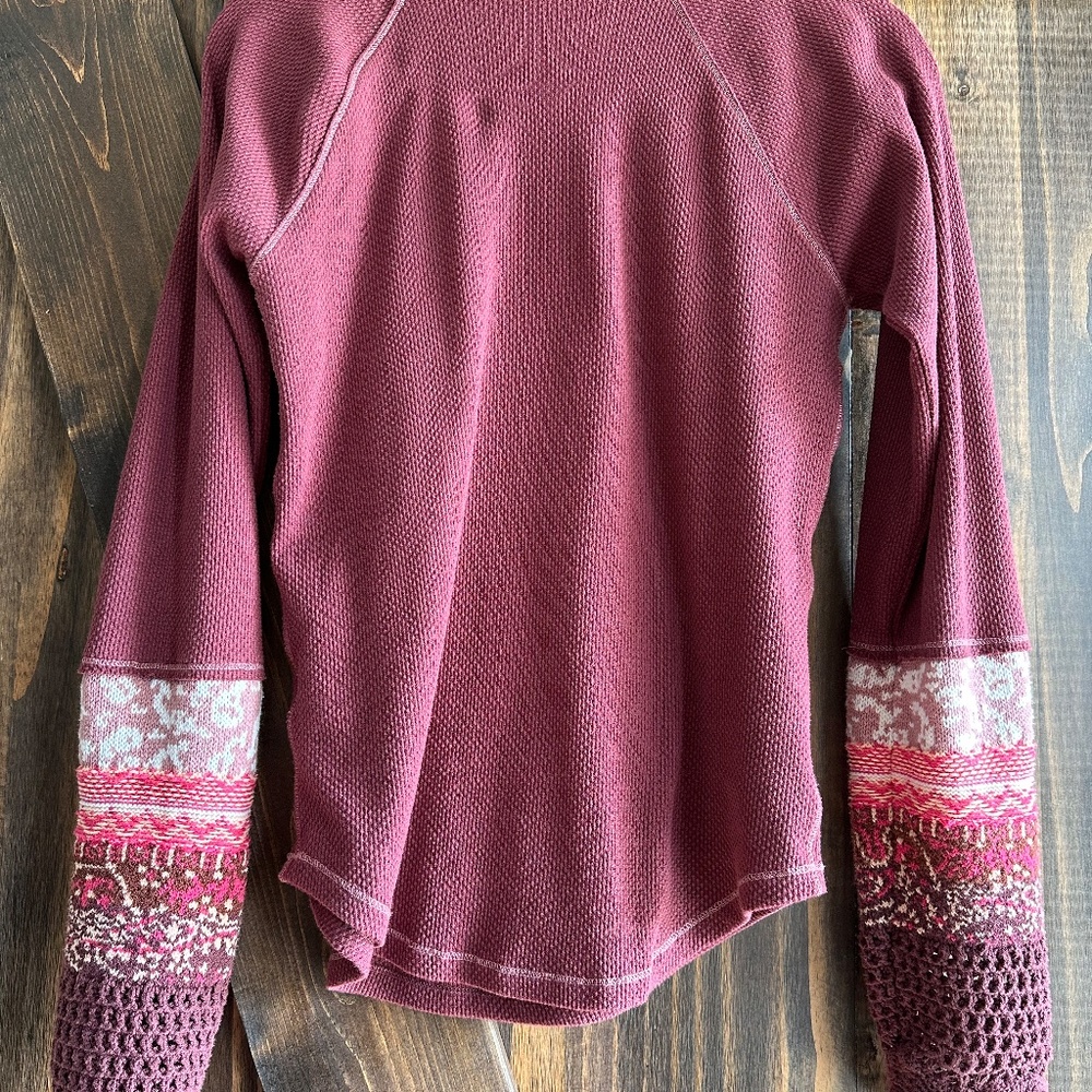 Free People In the Mix Cuffed Sweater
